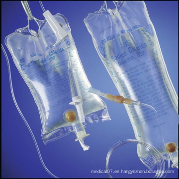 Médico no-PVC Doble Infusion100ml bolsa